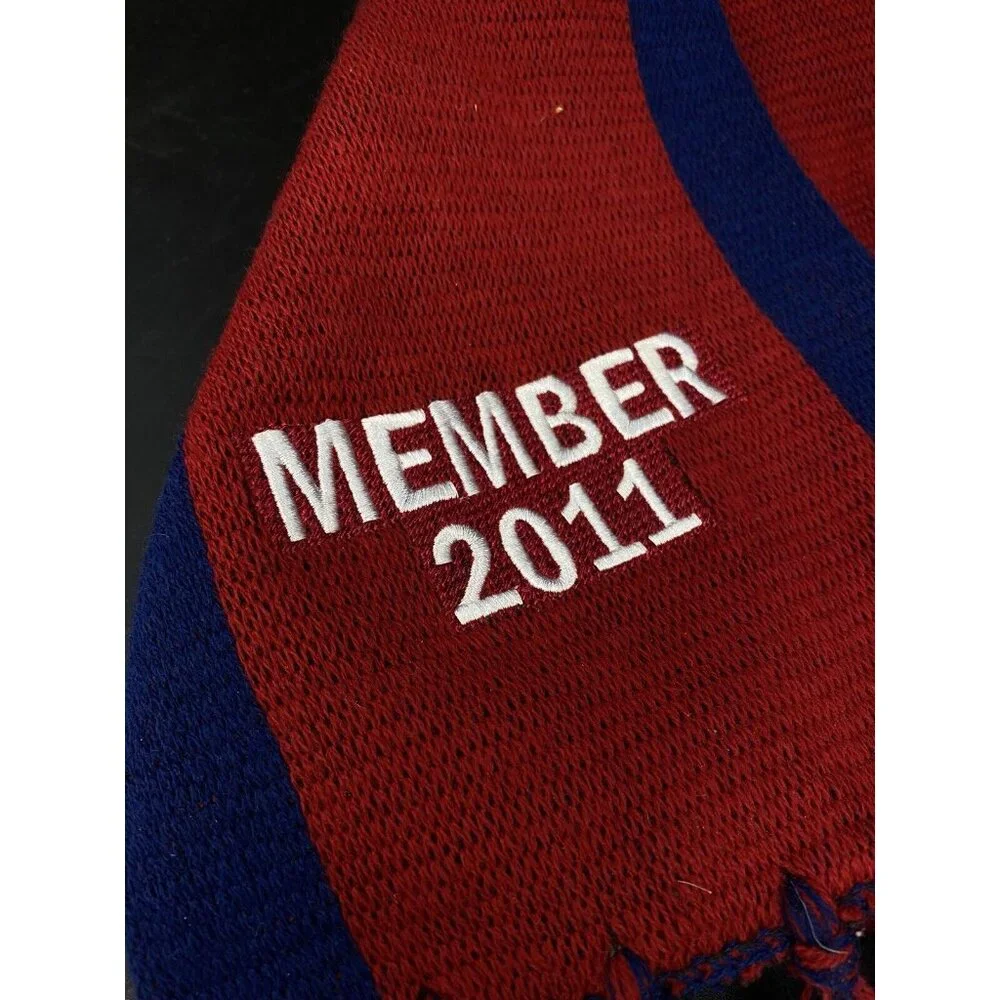 2011 Member AFL Melbourne Demons Red Scarf Footy Football Fan
